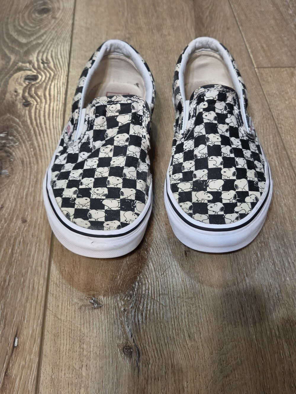 Vans x Peanuts Classic Slip-On Snoopy Checkerboard 2017 Men's 6/Women's 7.5